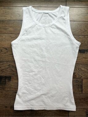 Spanx Men’s Sculpt white tank size medium New